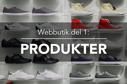 Webshop del 1: Produkter